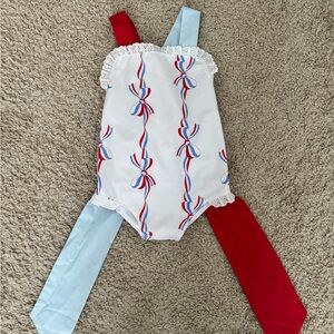 TBBC SiSi Sunsuit America’s Birthday Bows